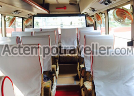 18 seater ac bus hire - ranthambore rajasthan tour package