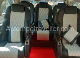 8 seater luxury mini van hire in delhi