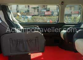 8 seater new luxury foton view mini van hire in delhi