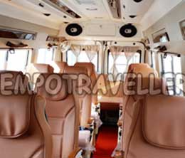 16 seater tempo traveller for Jaisalmer rajasthan tour package