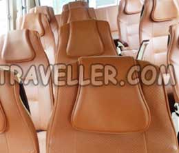 15 seater luxury tempo traveller - golden triangle tour package