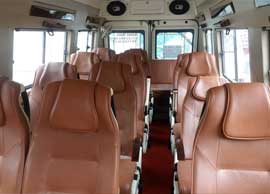 16 seater tempo traveller hire