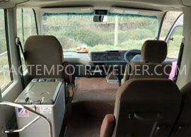 14 seater toyota coaster mini coach hire in delhi india