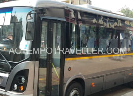21 seater marcopolo luxury mini coach hire in delhi
