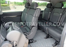 7+1 seater new mercedes benz viano mini van hire in delhi