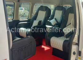 8 seater foton view luxury mini coach hire in delhi
