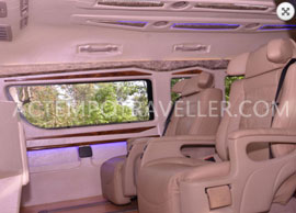 8 seater toyota commuter grand hiace luxury mini van hire in delhi india