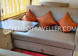 12 seater luxury 2x1 tempo traveller with toilet and washroom